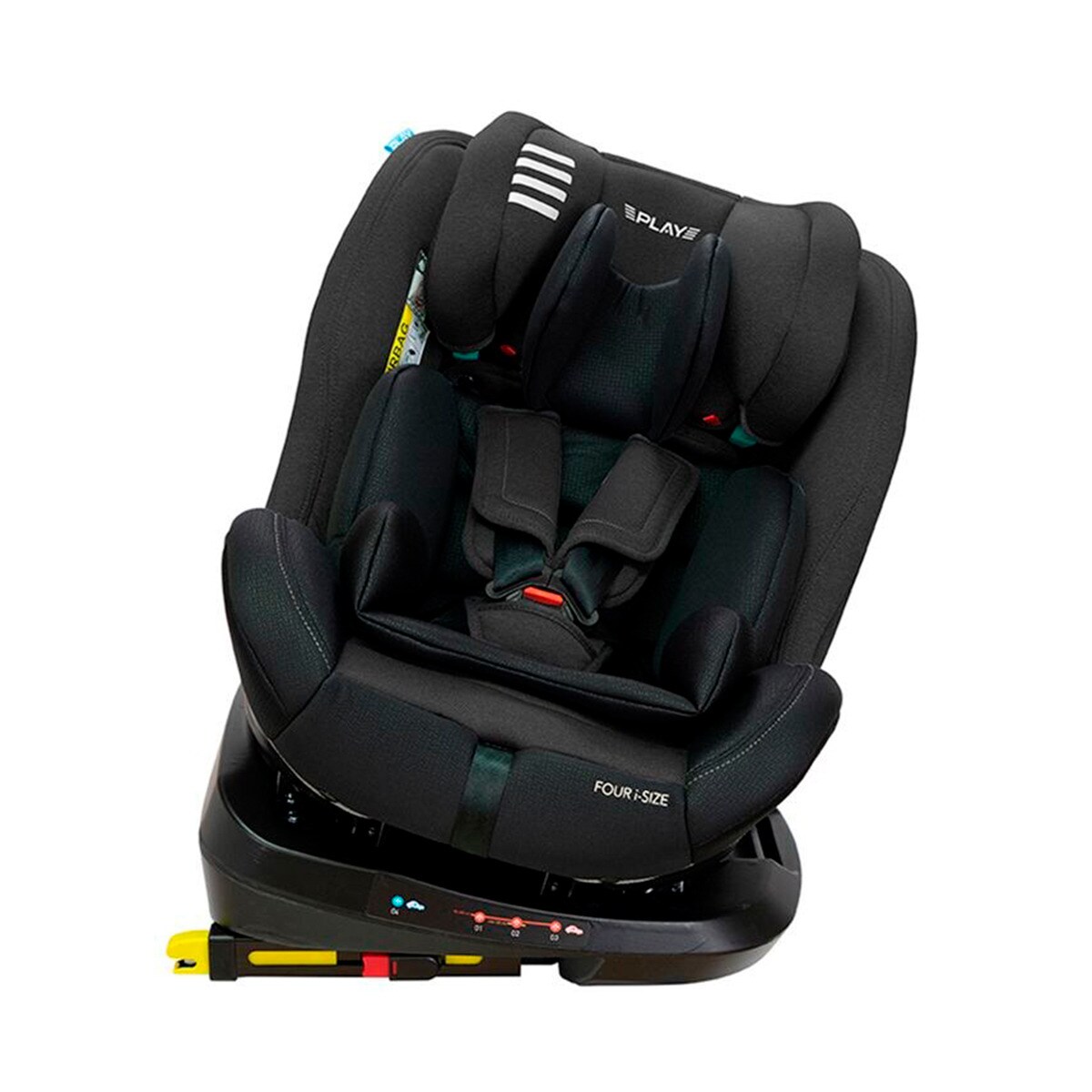 Silla de coche evolutiva Four I-Size (40-135cm) Negro-2