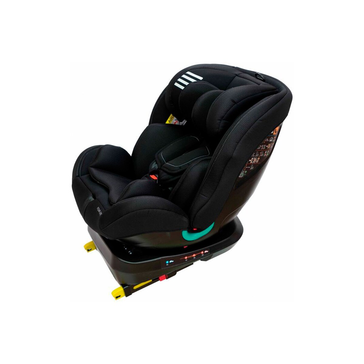Silla de coche evolutiva Four I-Size (40-135cm) Negro-1