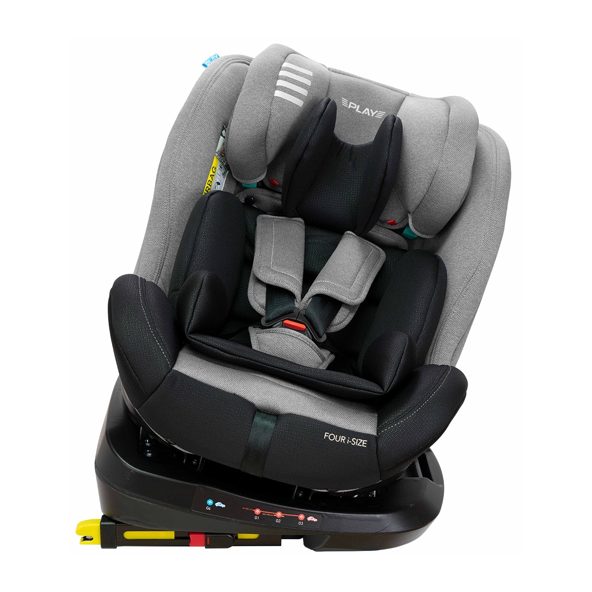 Silla de coche evolutiva Four I-Size (40-135cm) Gris-2