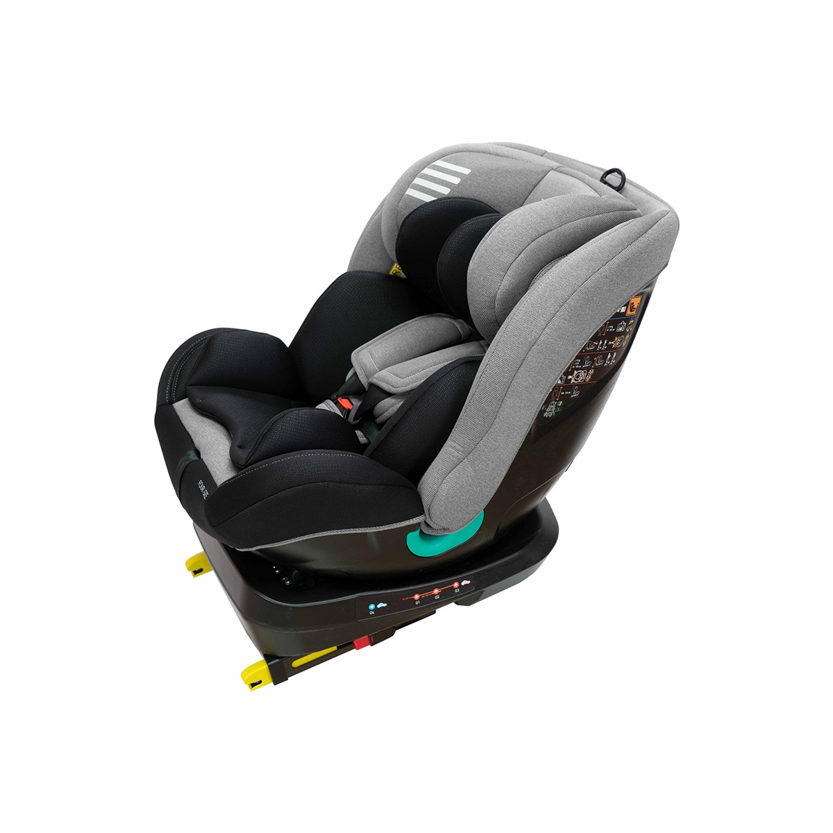 Silla de coche evolutiva Four I-Size (40-135cm) Gris-1