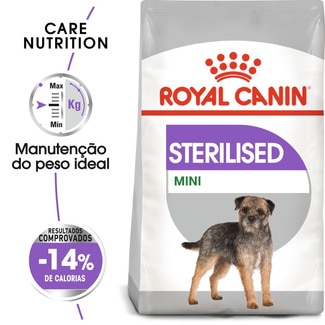 Ração para Cão Adulto Mini Esterilizado até 10 kg embalagem 8 kg - Royal Canin