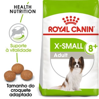 Alimento Seco para Cão X-Small Adulto + de 8 Anos  com Mais de 4 kg embalagem 1,5 kg - Royal Canin