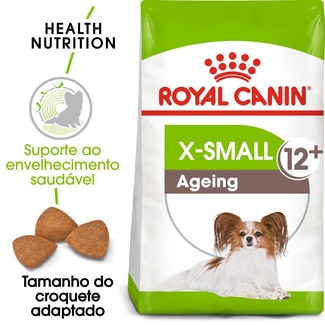 Ração para Cão X-Small Ageing + 12 Anos com Mais de 4 kg embalagem 1,5 kg - Royal Canin