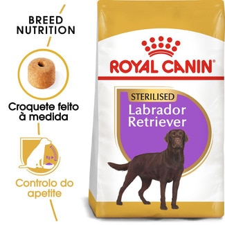 Alimento Seco para Cão Adulto Esterilizado Labrador Retriever embalagem 12 kg - Royal Canin