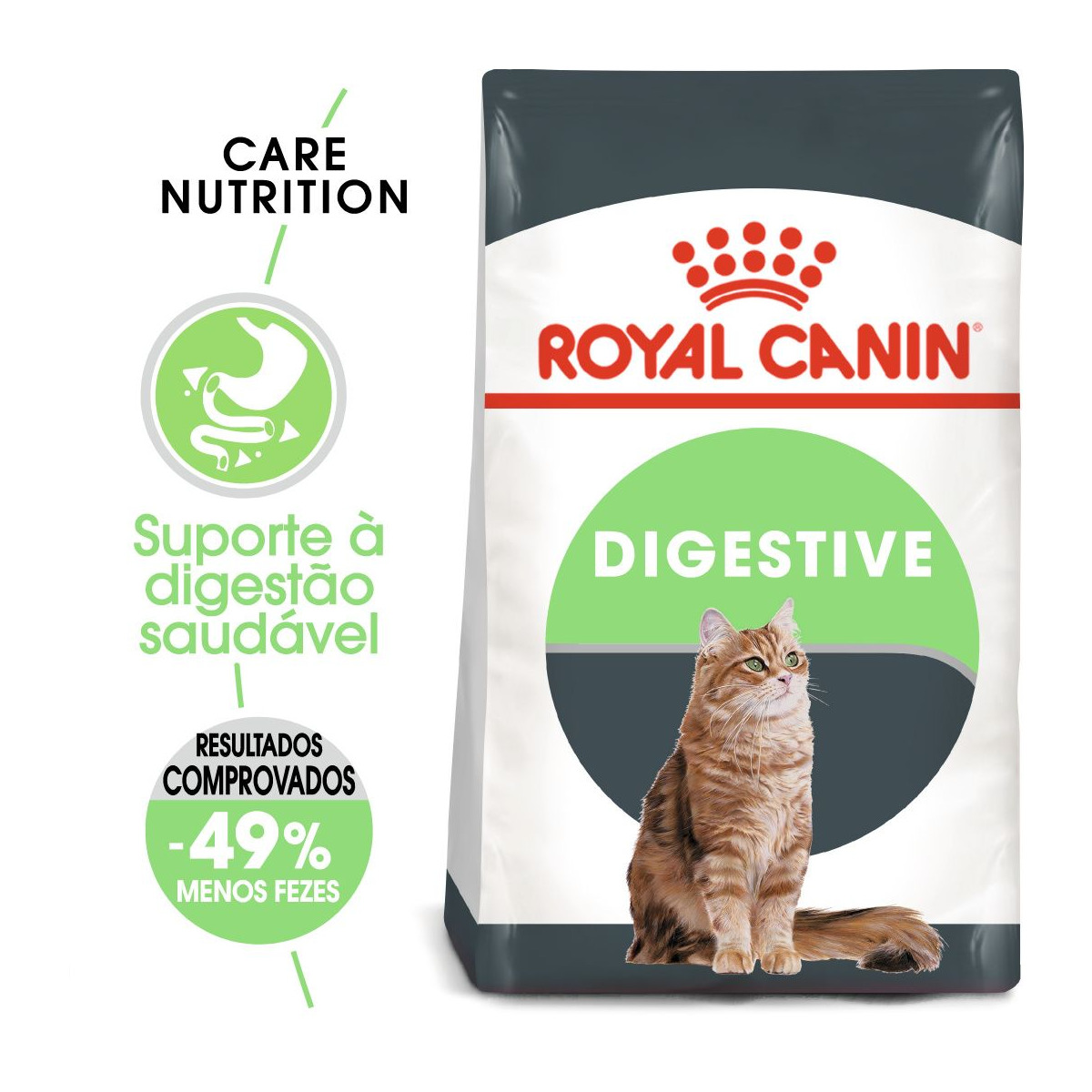 Ração para Gato Digestive Care embalagem 4 kg