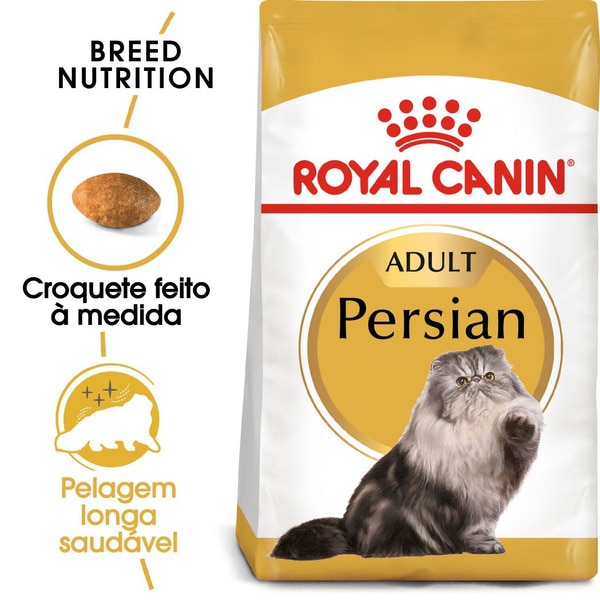 Ração para Gato Persa Adulto a Partir dos 12 Meses embalagem 4 kg