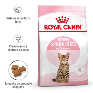 Ração para Gato Esterilizado 6-12 meses embalagem 3,5 kg - Royal Canin
