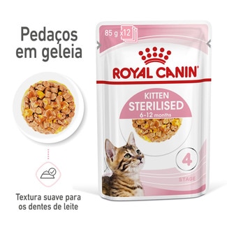 Alimento Húmido para Gato Sterilised embalagem 85 g - Royal Canin