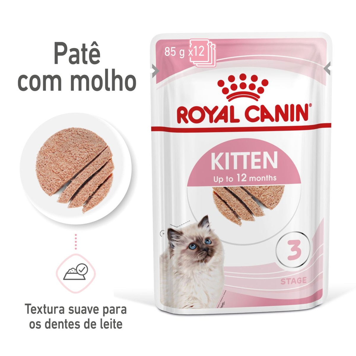 Comida Húmida para Gato embalagem 85 g