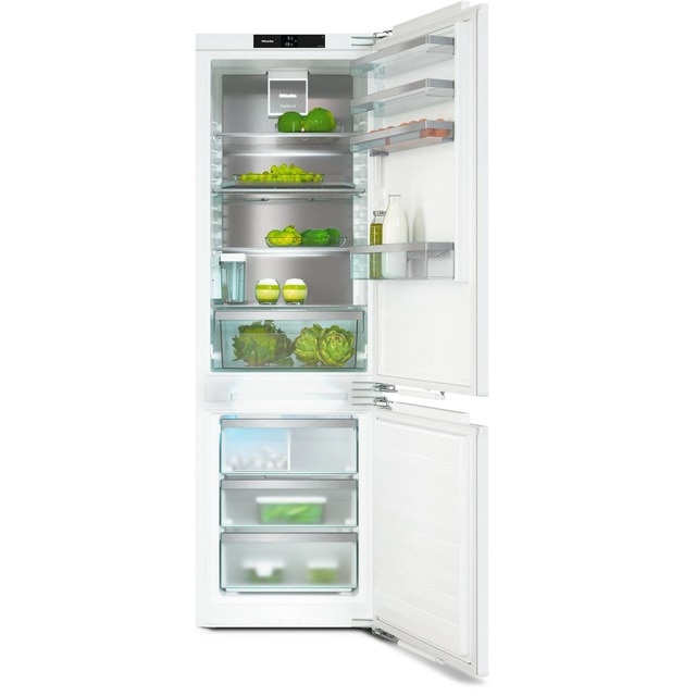 Imagem 0 de Frigorífico Combinado Encastrável Miele KFN 7785 C FlexiLight 2.0, Freeze&Cool, NoFrost e MyIce e de 177 cm - Branco