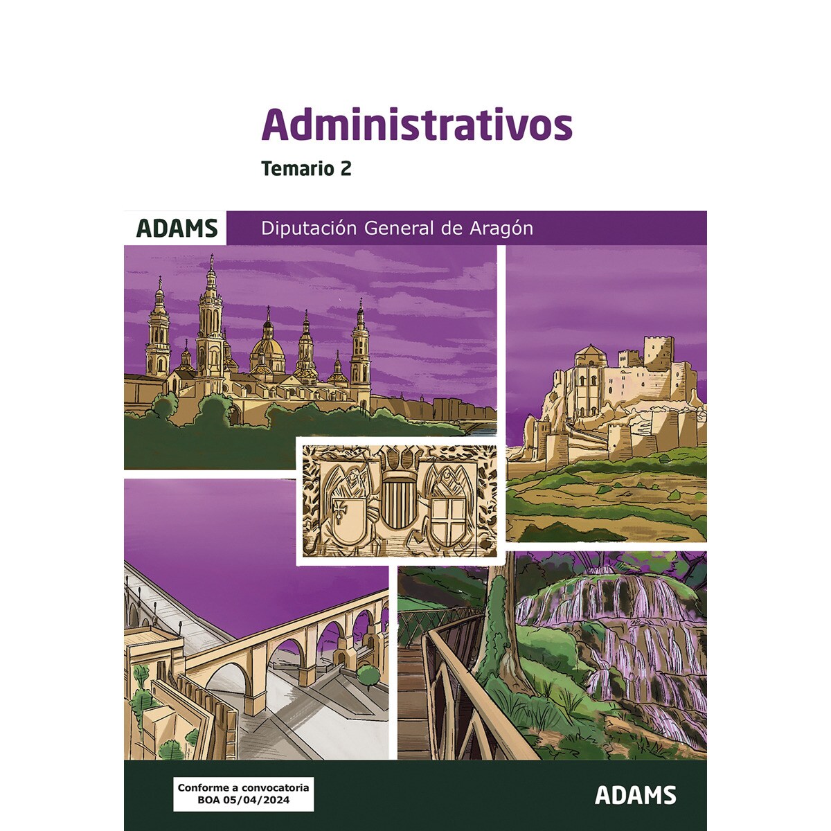 Temarios 2 Administrativos Diputación General de Aragón (Capa mole) 1