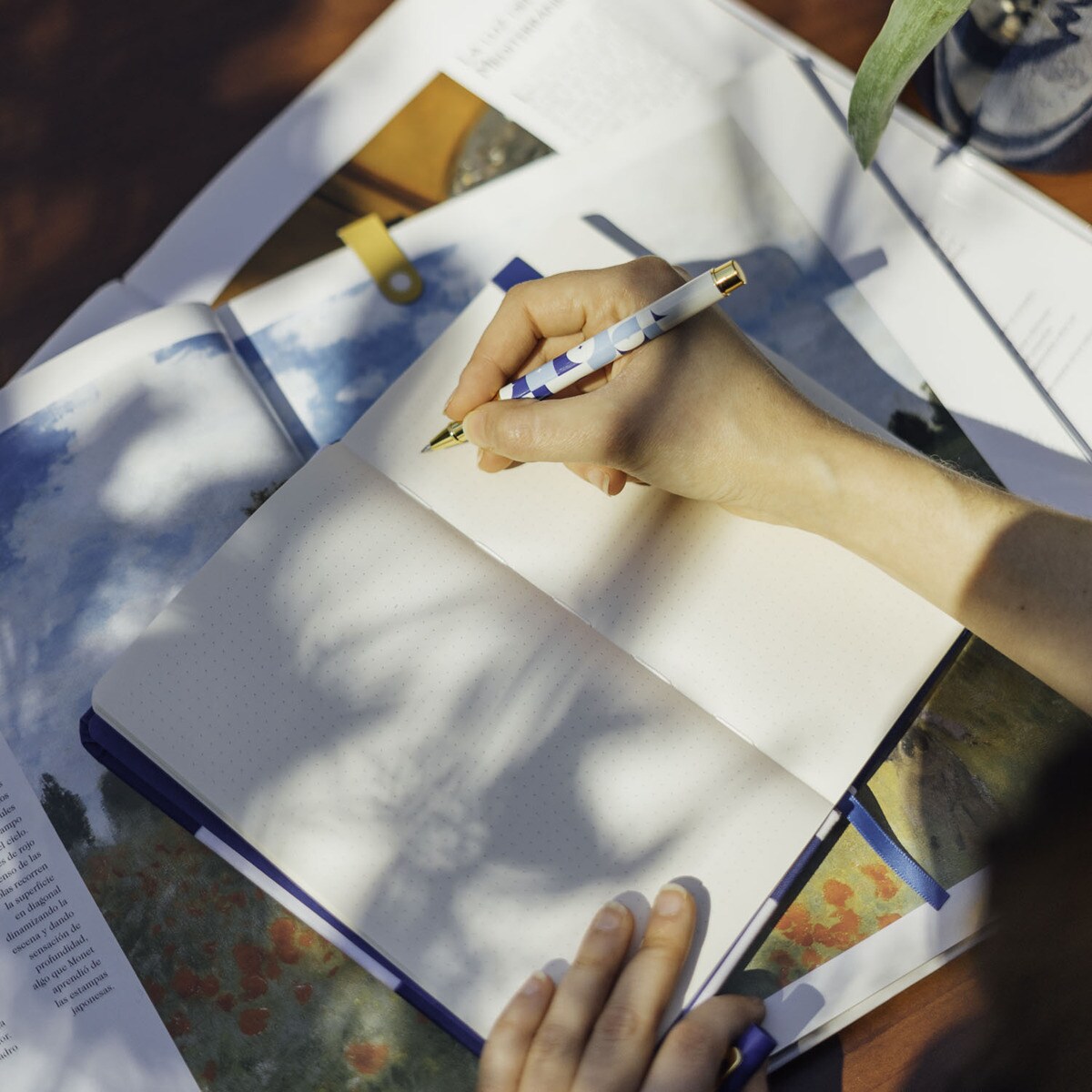 Caderno de tecido Akalia Kokonote Azul Azul / Amarelo-7