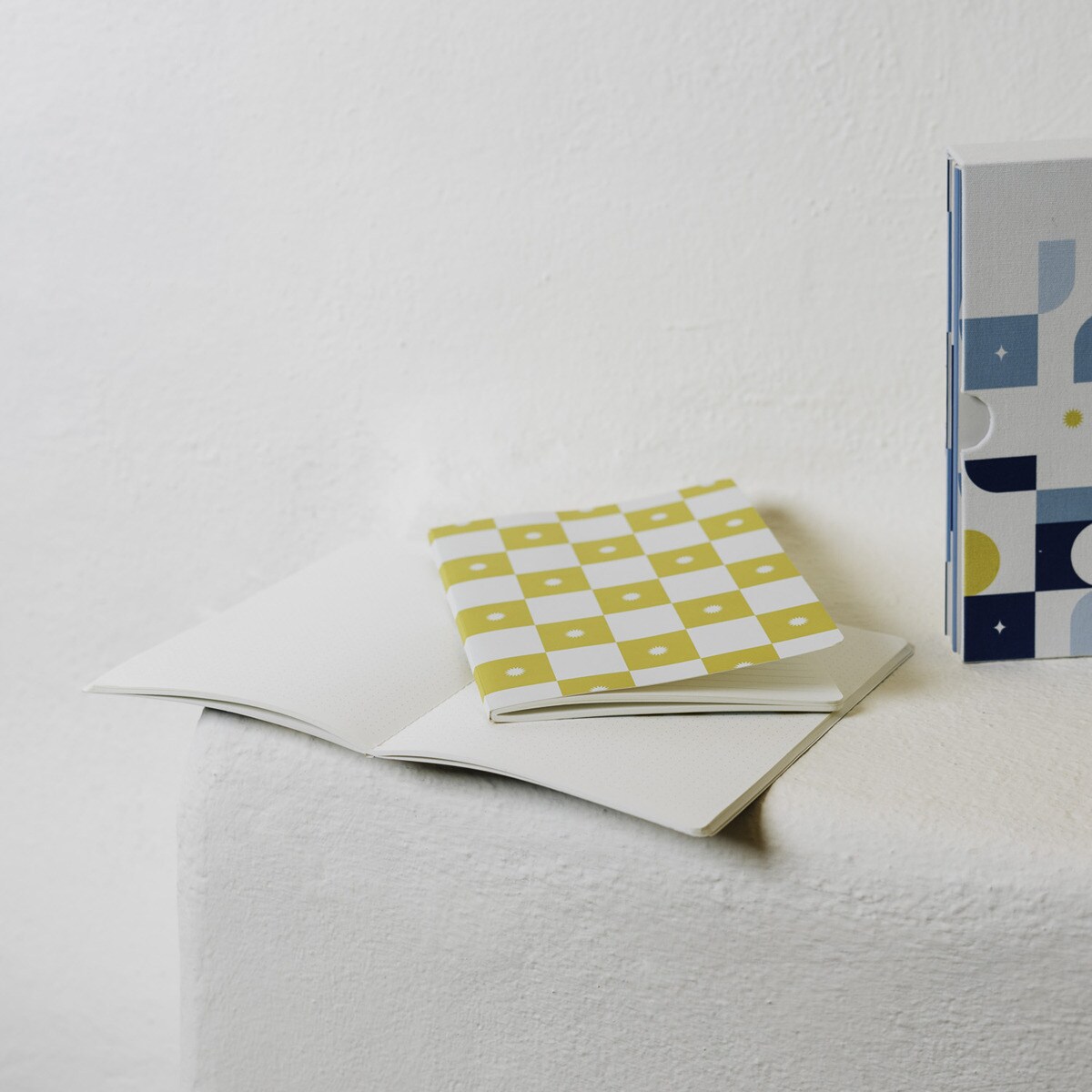 Conjunto de blocos de notas A5 Akalia Kokonote Azul Azul / Amarelo-5