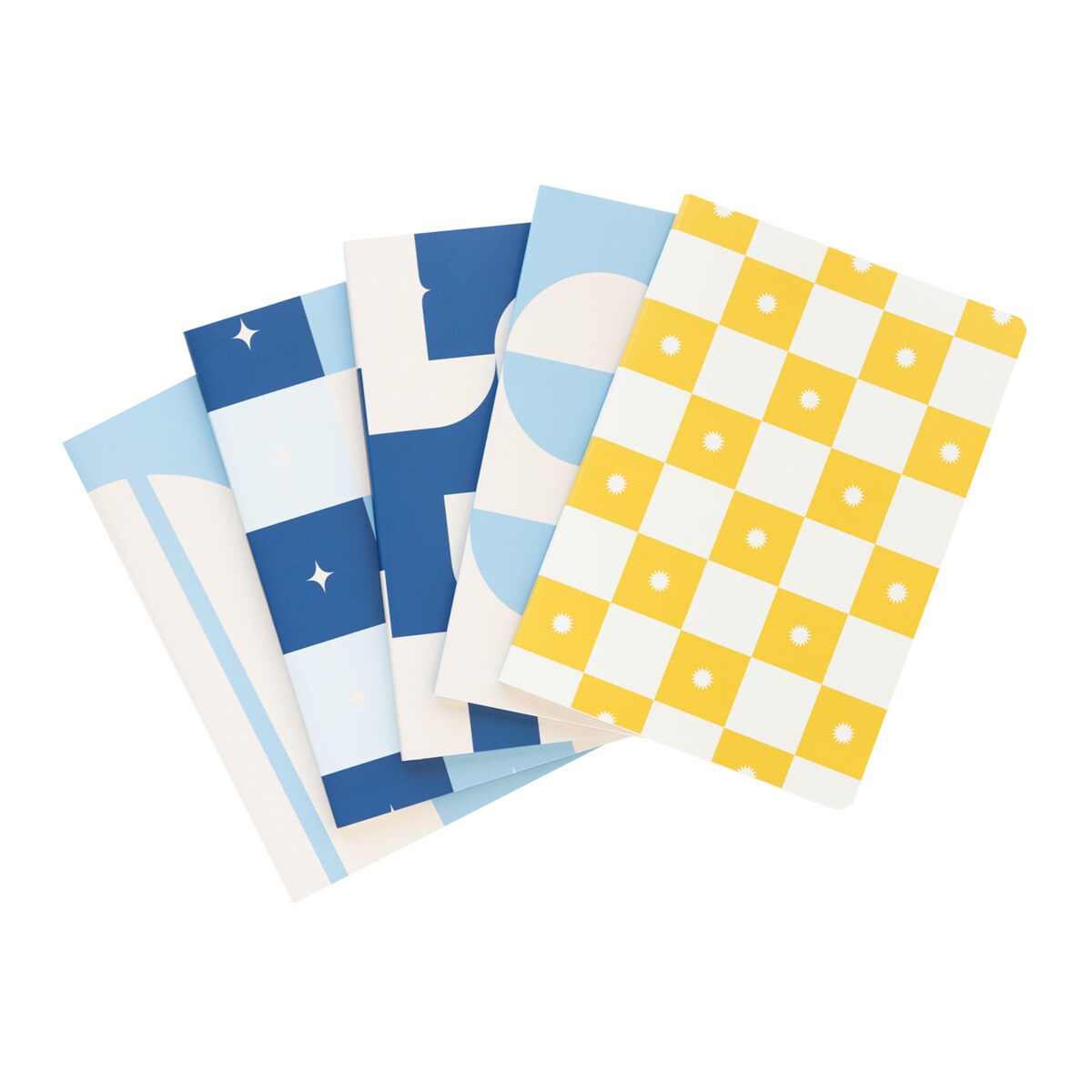 Conjunto de blocos de notas A5 Akalia Kokonote Azul Azul / Amarelo-2