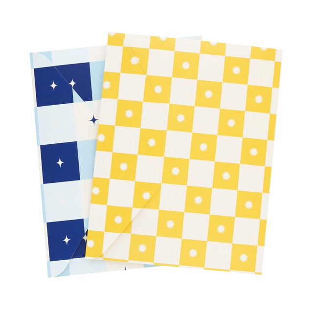 Imagem 0 de Conjunto de 2 pastas tipo envelope Akalia Kokonote Azul