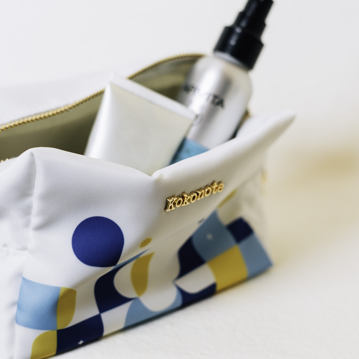 Necessaire Akalia Kokonote Azul Azul / Amarelo-2