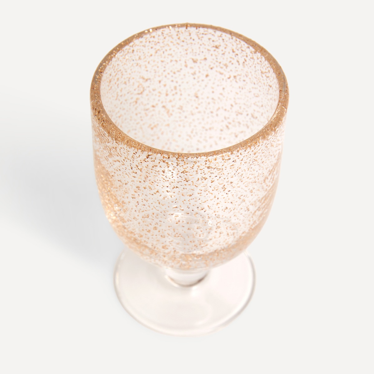 Copo de Vinho Glitter Ouro-2