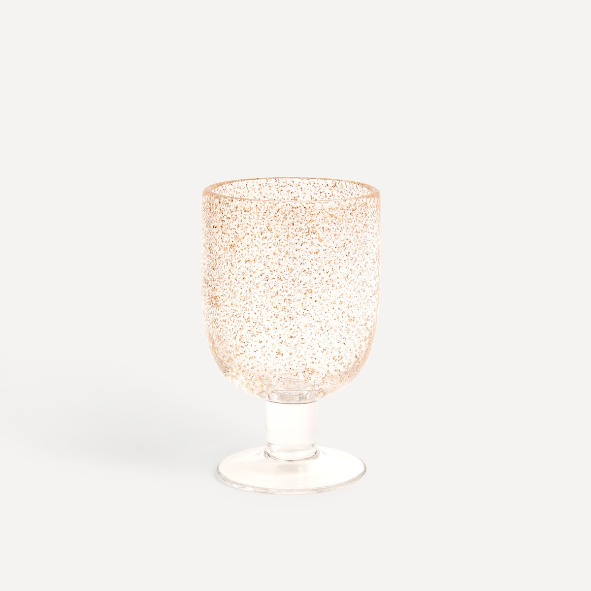 Copo de Vinho Glitter Ouro-1