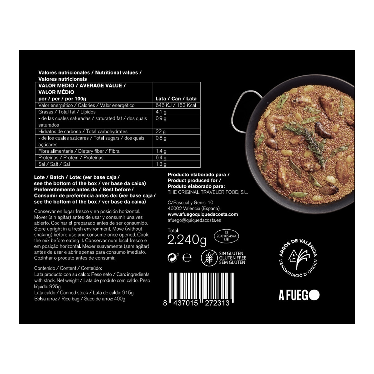 Paella valenciana A Fuego by Quique Dacosta 6