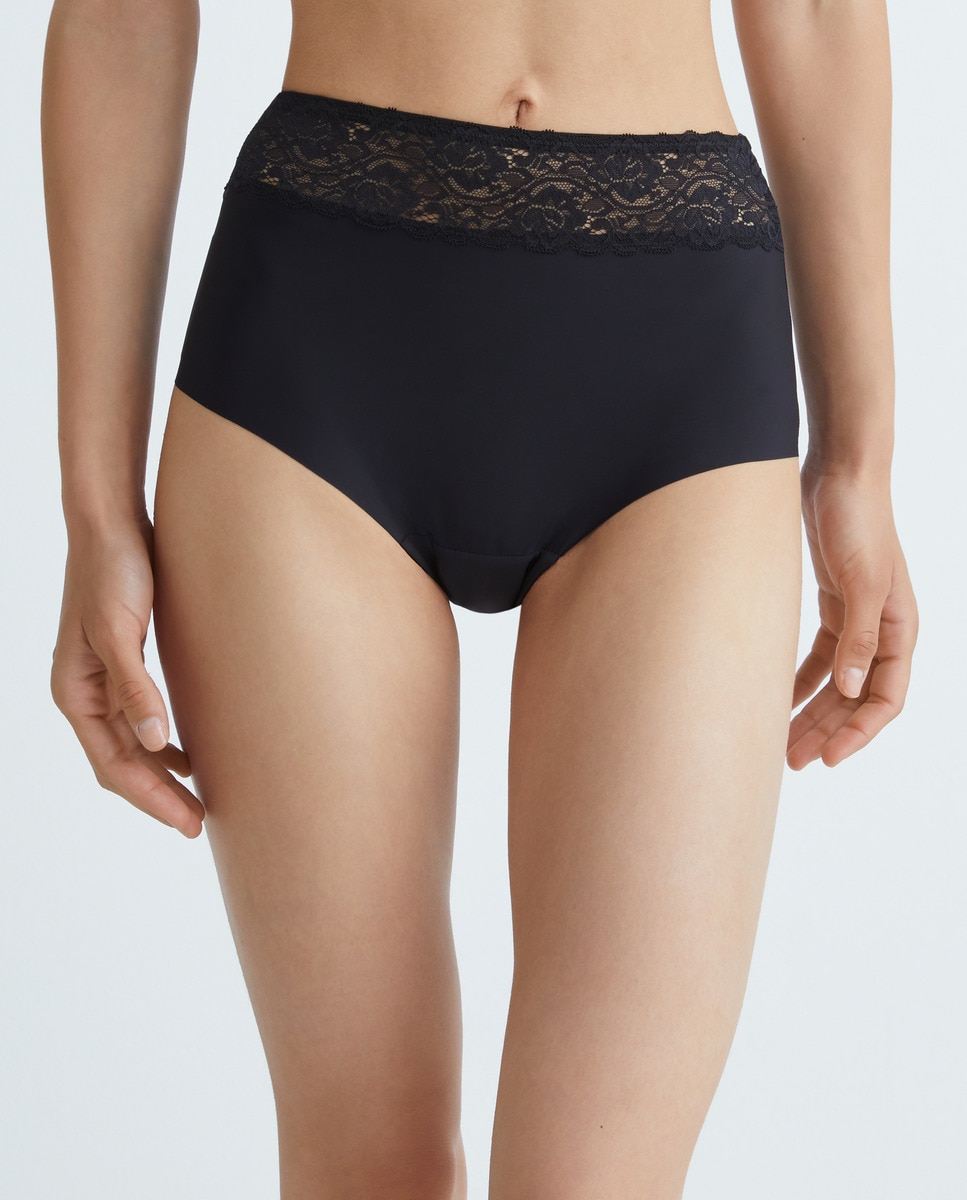 Braguita de mujer Unit Láser Cut Negro-1