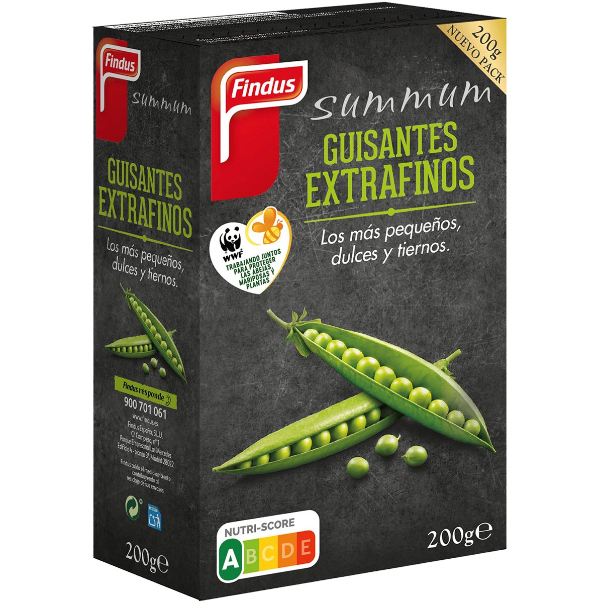 Summum guisantes extrafinos estuche 200 g