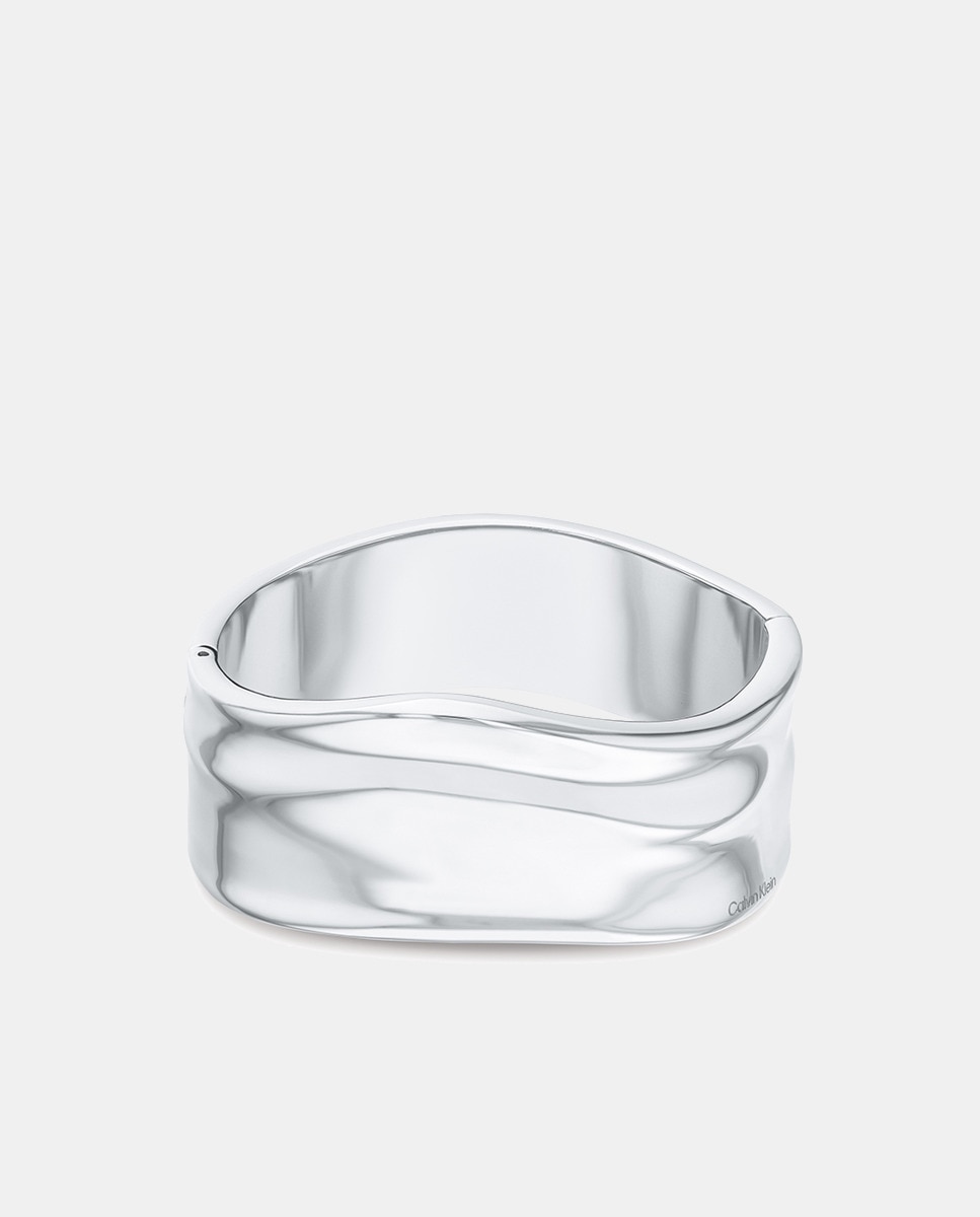 Pulseira Elemental de Aço Prata-1