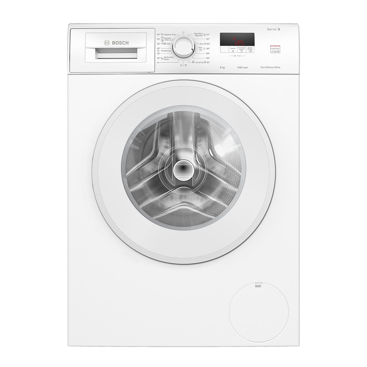 Lavadora Bosch 8 kg / 1.400 rpm - WGE03400EP Blanco-1