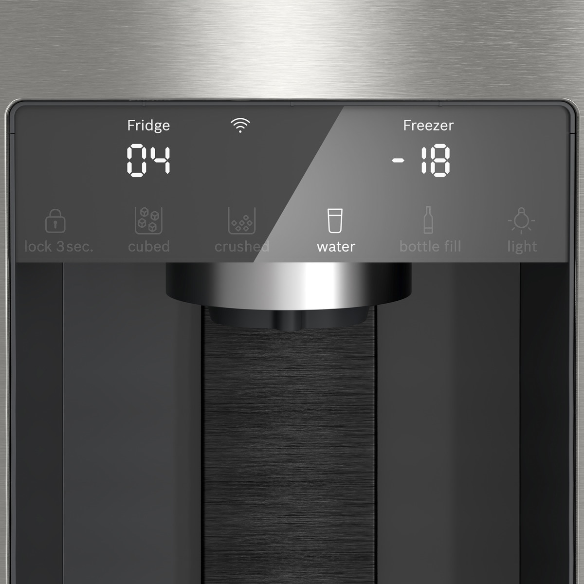 Frigorífíco americano Bosch Total No Frost, con dispensador -  KFD96APEA Acero-4