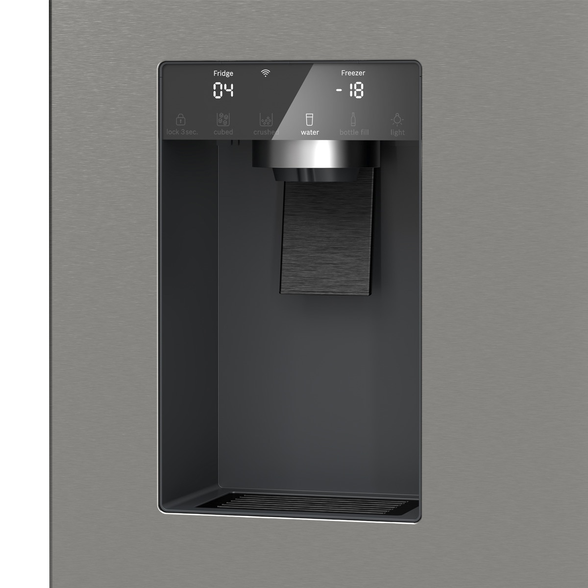 Frigorífíco americano Bosch Total No Frost, con dispensador -  KFD96APEA Acero-11