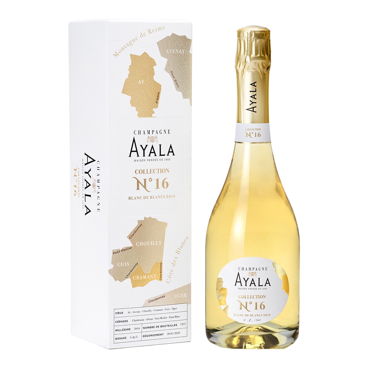 Imagen 0 de Estuche Champagne Ayala Nº 16 blanc de blancs