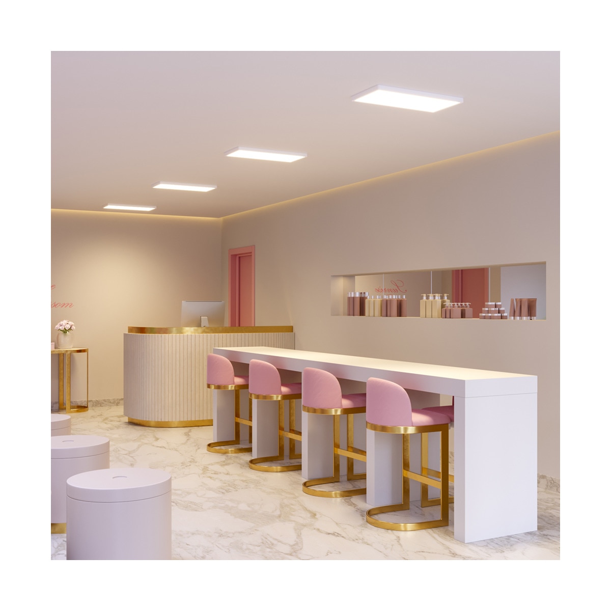 Panel LED Superficie Rectangular 36 W 4300 lm Metal-5