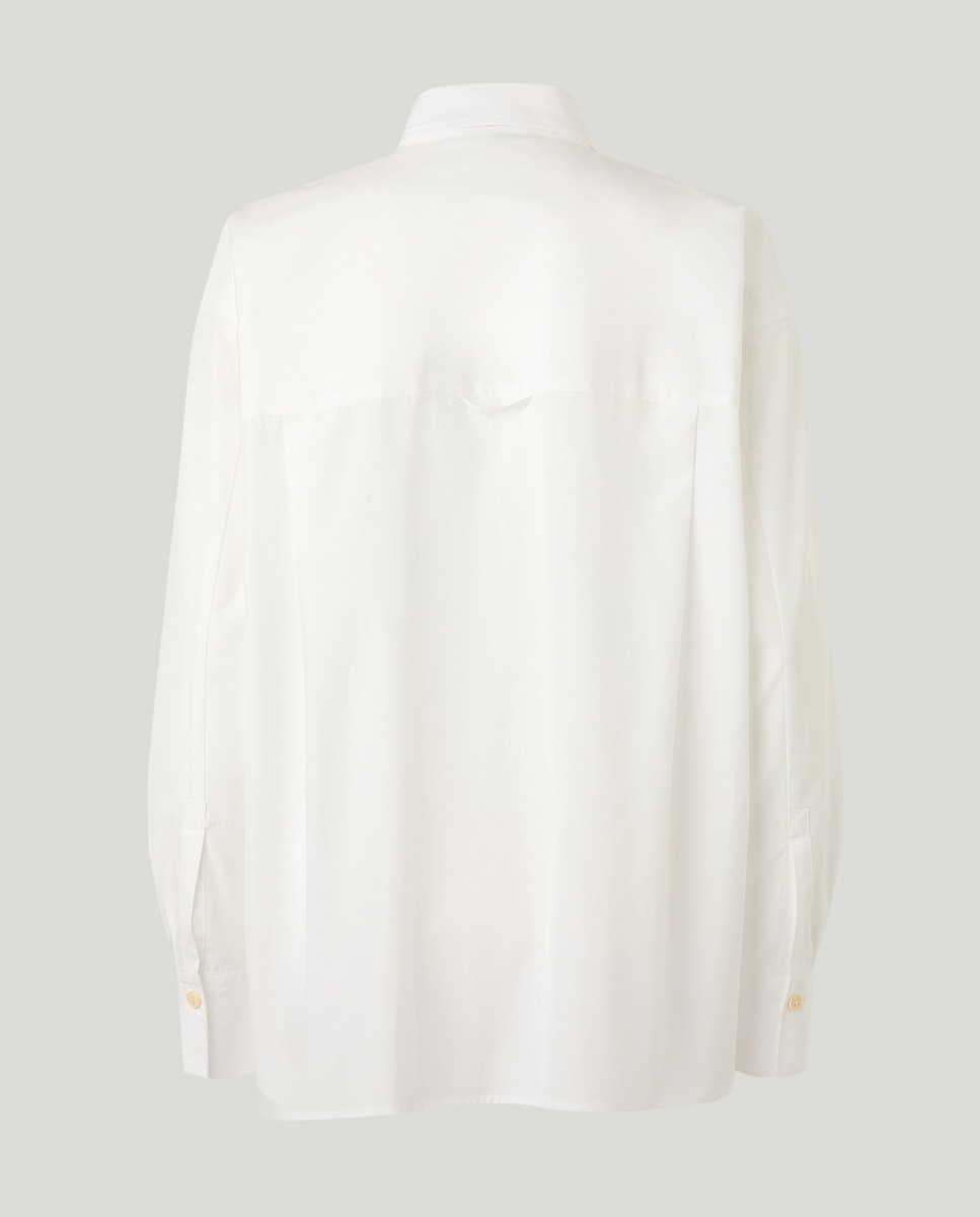 Camisa de algodón Blanco-2