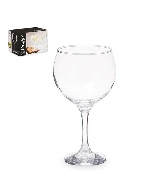 Imagen 0 de Set 6 copas vidrio xl 620 ml