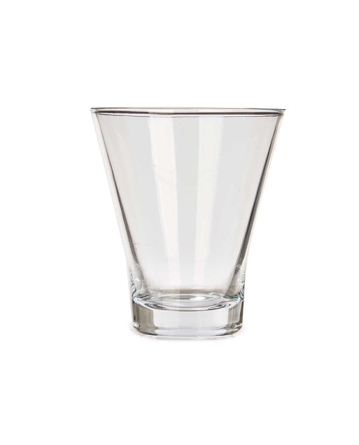 Imagen 0 de Set 6 vasos vidrio conicos con base 200 ml