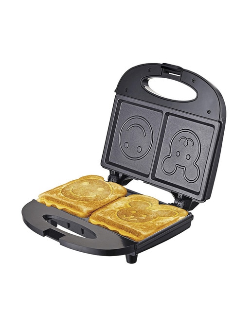 Imagen 0 de Gofrera sandwichera doble portátil 750 w