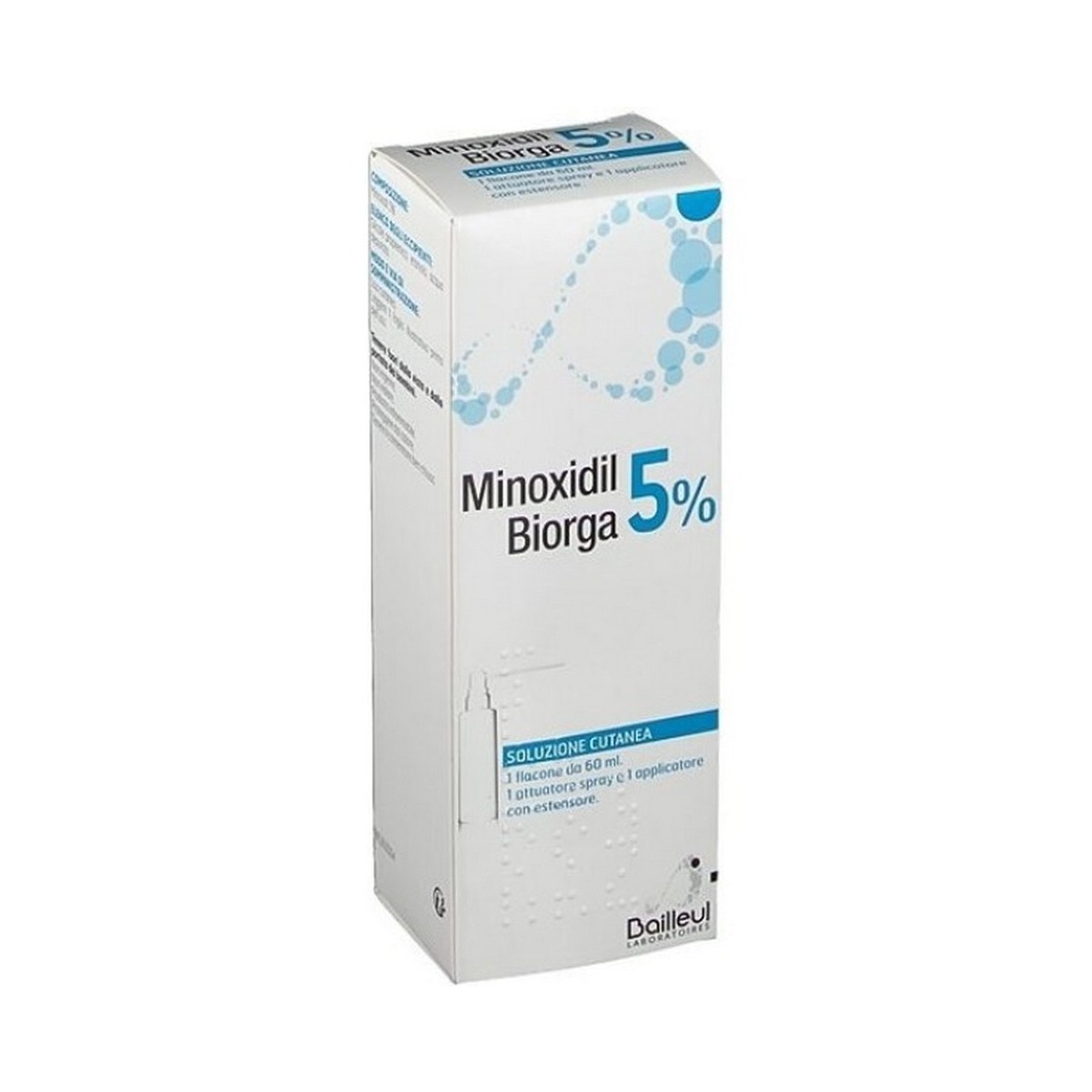 Imagem 0 de Minoxidil 5% Biorga c/Aplicador 50mg/mL 60ml