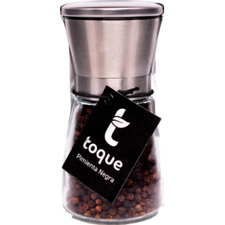 Pimenta Preta em Moinho de Inox frasco 90 g - Toque Especial