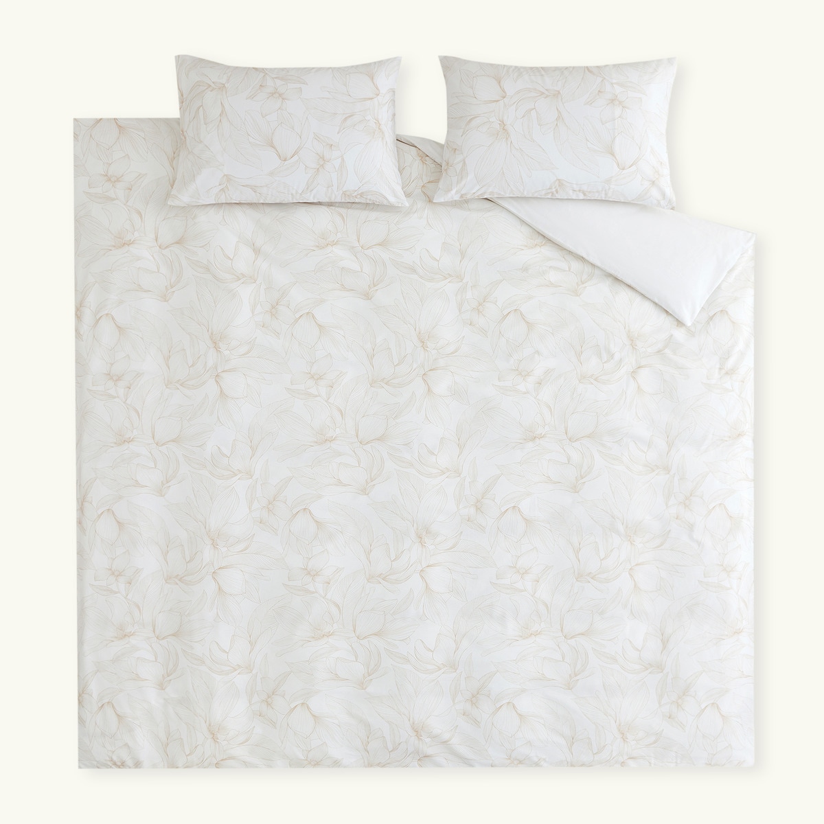 Juego de funda nórdica algodón Amy El Corte Inglés Beige-4