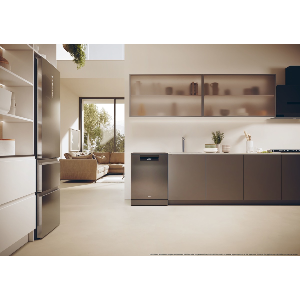Lavavajillas Haier 16 servicios, 60 cm con WIFI I-PRO SHINE - XF 6B0M3PDA Antracita-14