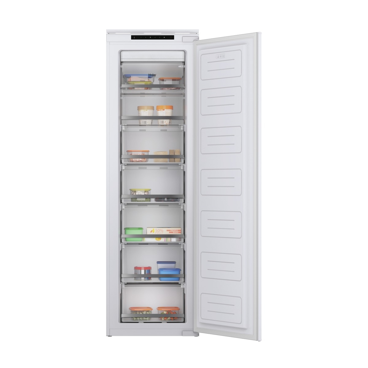 Arca Congeladora Vertical Encastrável Haier HAUN518EW No Frost e de 176,9 cm - Branco Branco-4