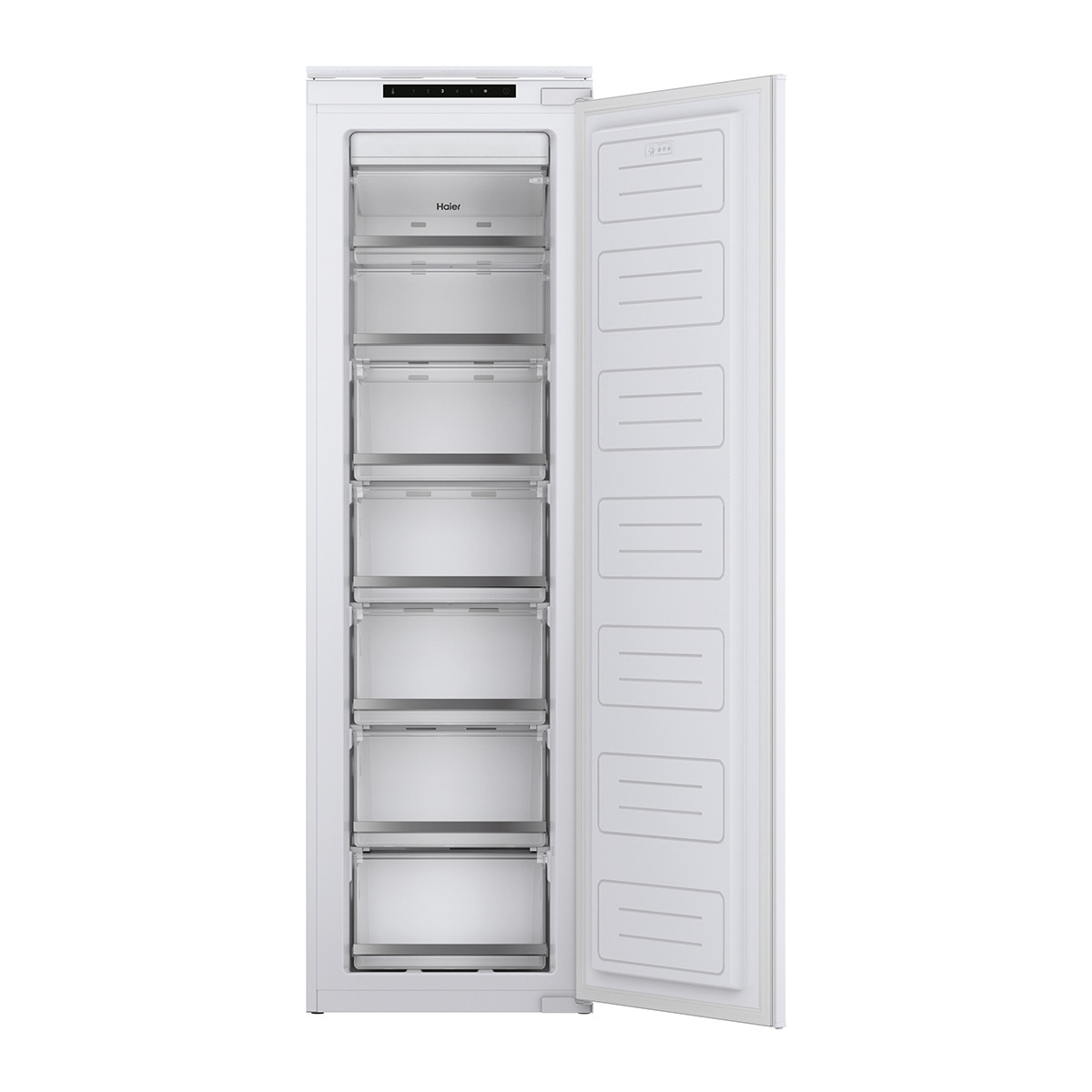 Arca Congeladora Vertical Encastrável Haier HAUN518EW No Frost e de 176,9 cm - Branco Branco-1