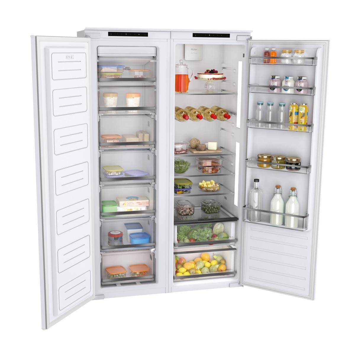 Arca Congeladora Vertical Encastrável Haier HAUN518EW No Frost e de 176,9 cm - Branco Branco-5
