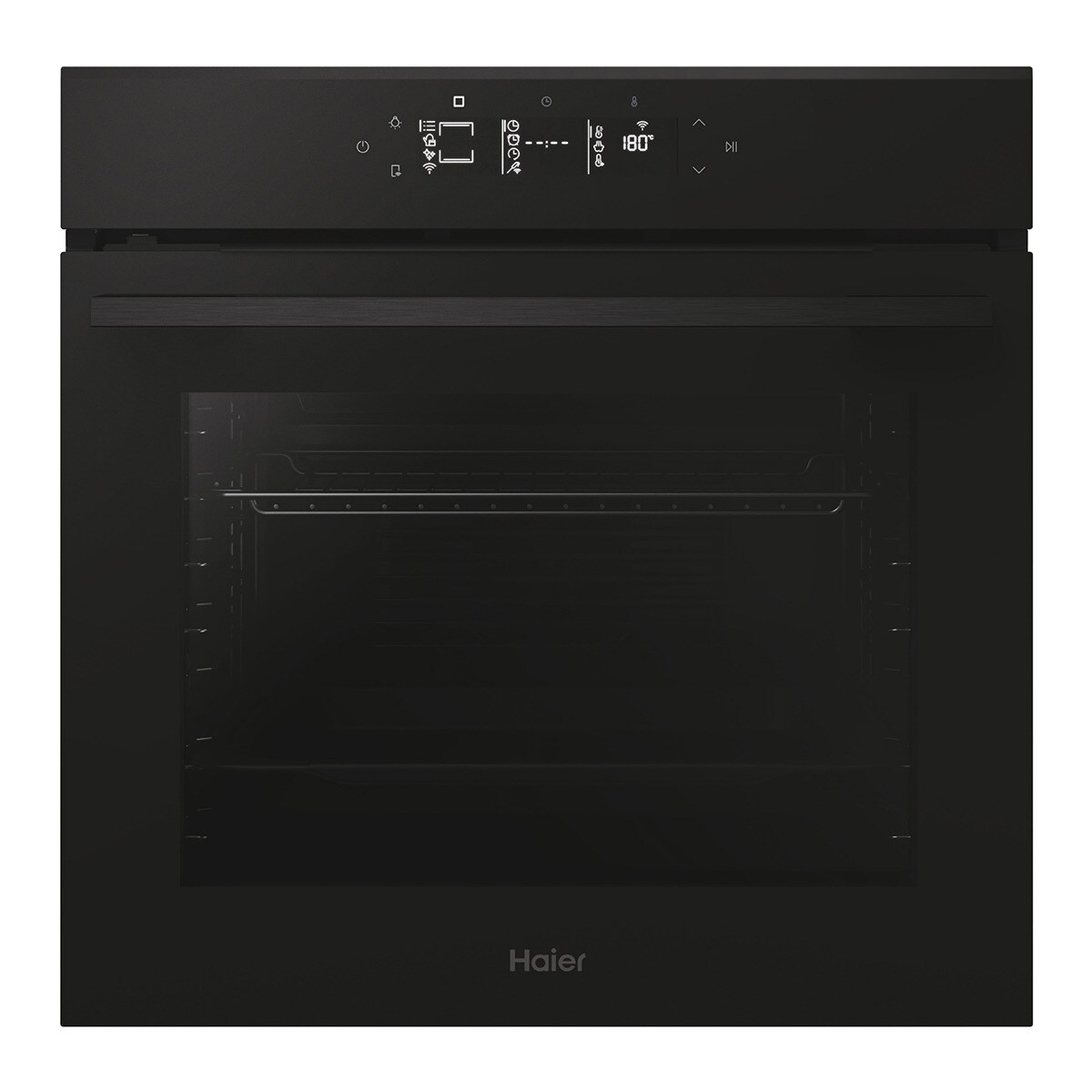 Forno Multifunções Haier H6 ID46G3YTB Pirolítico com Guia Telescópica e de 78 Litros - Preto Preto-1