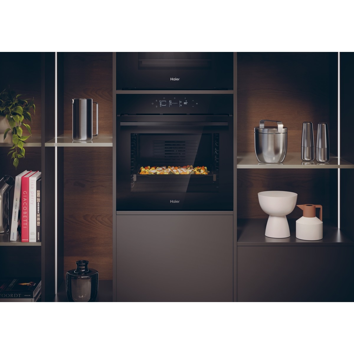 Horno multifunción Haier Hidrolitico - H6 ID46G3HTB Negro-3
