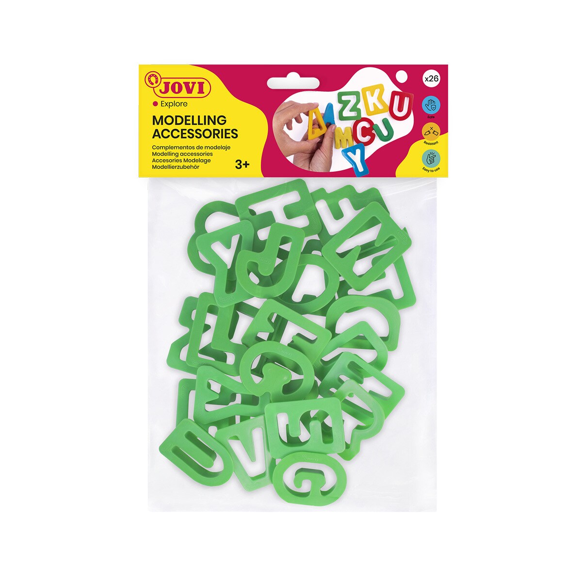 MODELLING ACCESSORIES  Letras Jovi Verde Verde-1