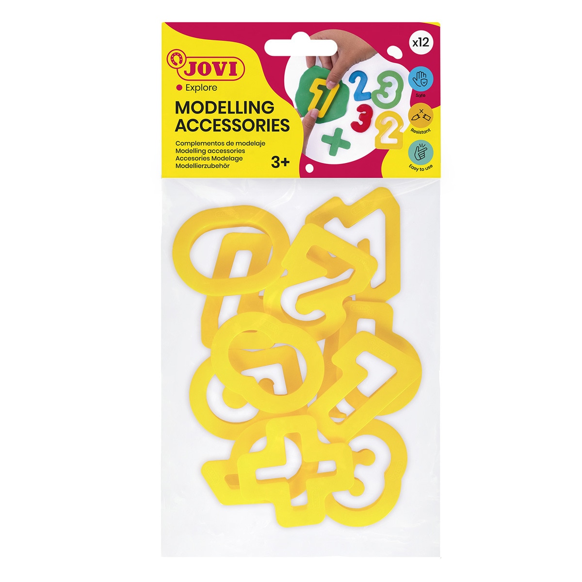 MODELLING ACCESSORIES Números Jovi Amarillo Amarillo-1