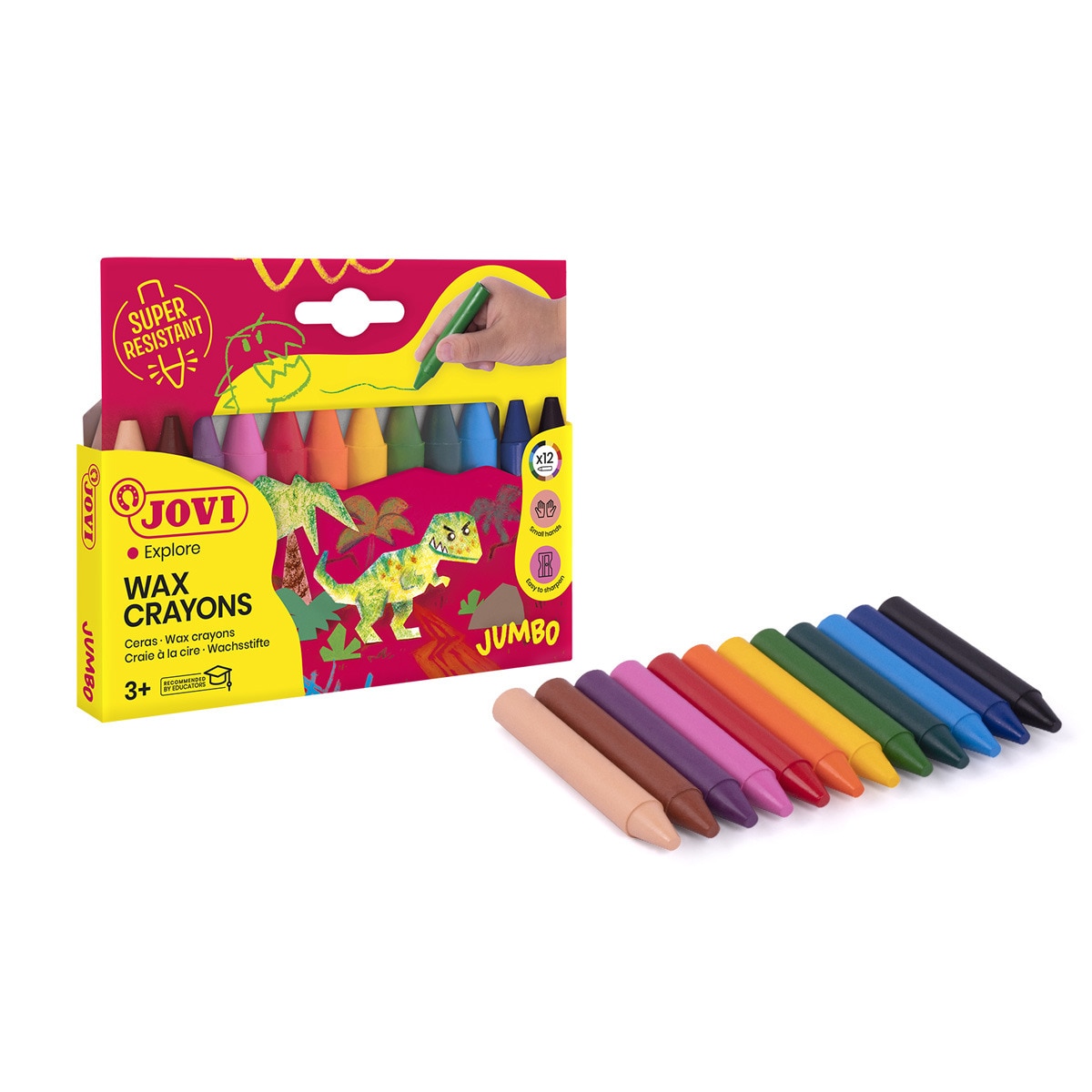WAX CRAYONS JUMBO 12 ceras Jovi Multicolor Multicolor-3