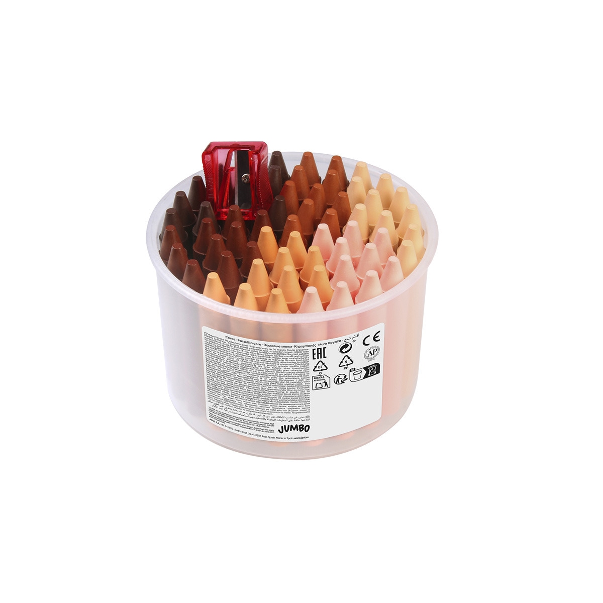 WAX CRAYONS JUMBO 60 ceras Jovi Multicultural Multicolor-2