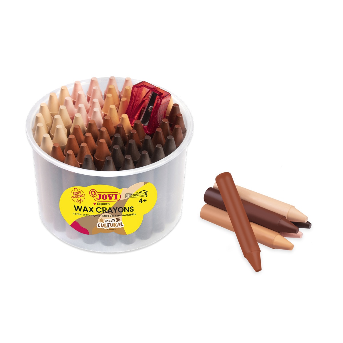 WAX CRAYONS JUMBO 60 ceras Jovi Multicultural Multicolor-3