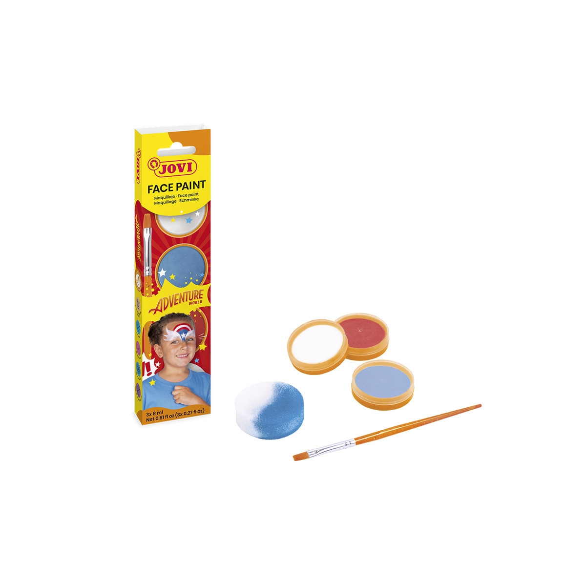 Face Paint ADVENTURE - maquillaje crema Jovi Multicolor Multicolor-2